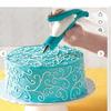 HomeLife Household Soft Porcelain Cake Cookie Baking Decor Pen Decorator Kitchen Tool Set