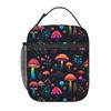 Sac à lunch isotherme Motif Champignon Luminescent Elfe pour Femmes Enfants Boîtes Alimentaires Anti-fuites Sac isotherme Tote