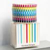 8Rolls Decorative Paper Tapes 3mmX5m Dot Striped Pattern Adhesive Tape For ScrapbookingJournal Planner Photo Album