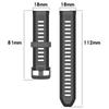 18mm Two-color Silicone Strap for Huawei Watch GT5 41mm GT5Pro 42mm Bracelet Comfortable Band for Huawei Watch GT4 41mm Correa