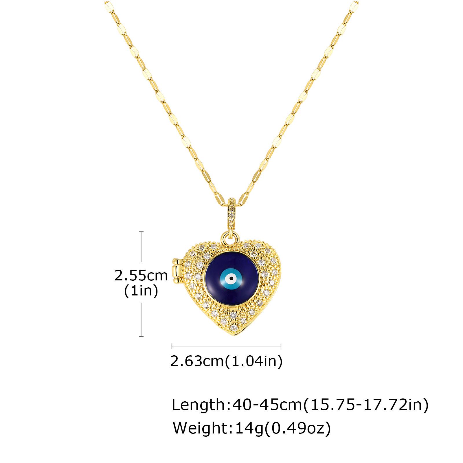 

Gold-Tone Women s Copper Heart Locket Necklace with Stainless Steel Chain