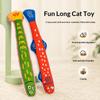 Cat Interactive Teaser Stick 1Pcs Crinkle Paper Catnip Plush Fish Toy Soft Bite Resistant Soothes Anxious Cats for Home Play