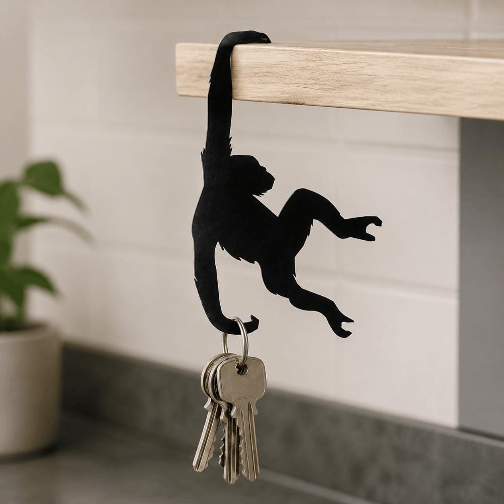 Creative Banana Balance Hook Wooden Under Cabinet Organizer Hooks Key Hanger Kitchen