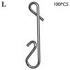 Quality Portable Stainless Steel Line tackle Barrel Swivel Connector Fast lock Fishing Hanging Snap