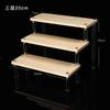 Acrylic Wooden Display Riser Stand for Funko POP Figures,Earring Ring Holder Cupcake Stand,Perfume Stand Organizer Display