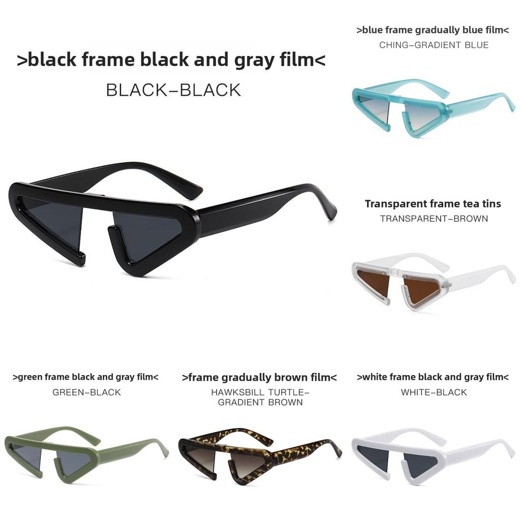 Triangle Sunglasses Men Women Uv400 Blocker For Summer Festivals