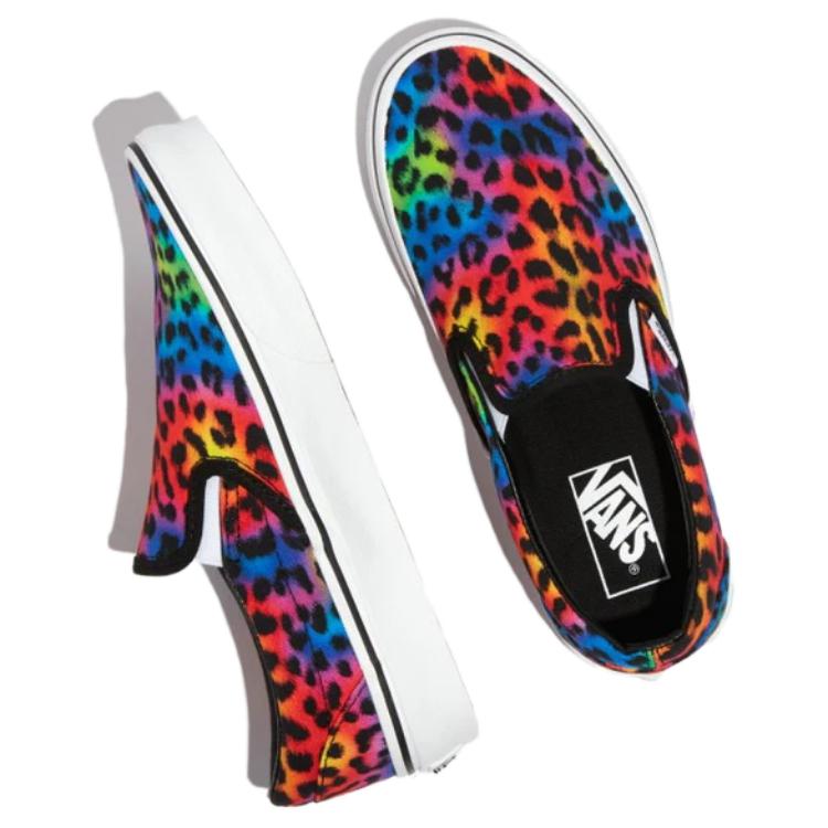 Vans Classic Slip-On Casual Versatile Low-Top Skate Shoes Unisex Sneakers Red Blue Yellow VN0A7VCF898