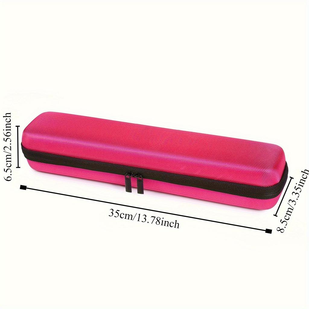 Durable EVA Travel Case for Hair Straightener & Curling Styler - Drop-Proof Protection, Compact Design with Interior Compartments for Cables