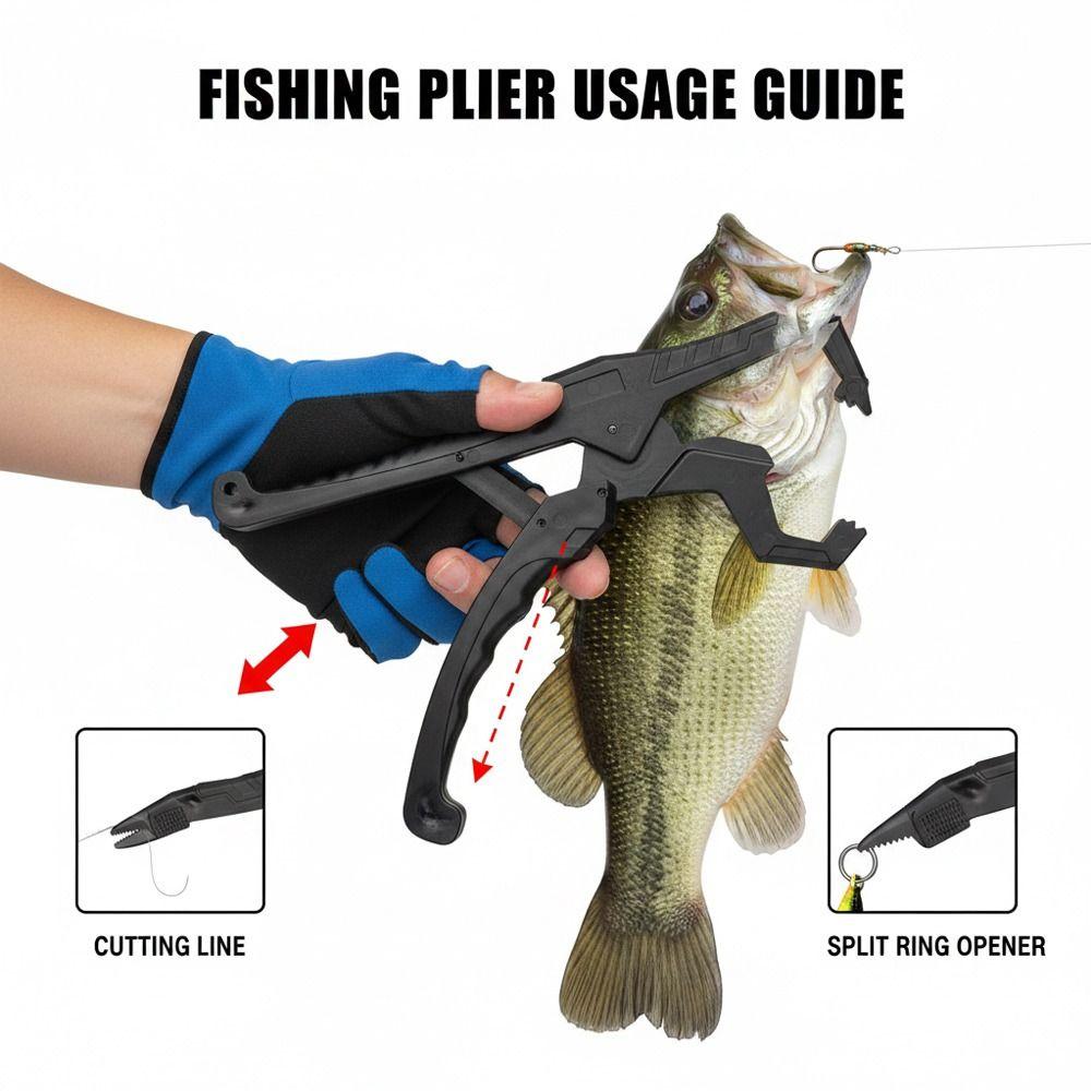 Glass Fiber Fishing Pliers Portable Fish Gripper Accessories Fishing Accessories Fish Lip Grip
