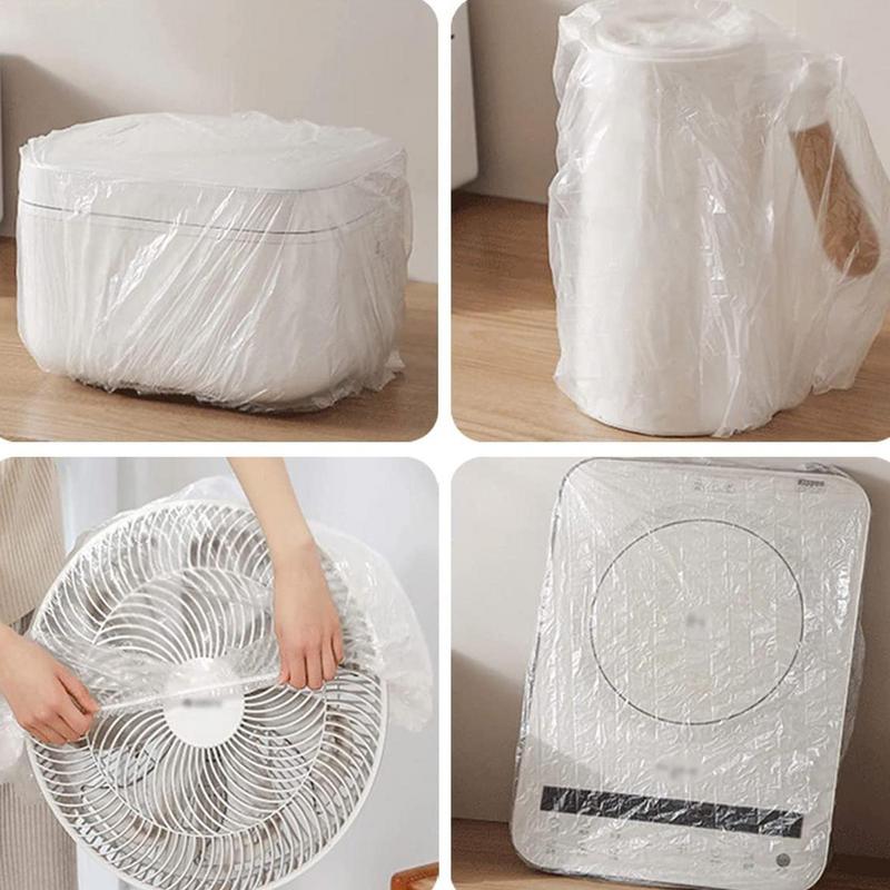Disposable Dust Cover Household Appliances Extra Large Thickened Fan Rice Cooker Microwave Oven Universal Transparent Cover