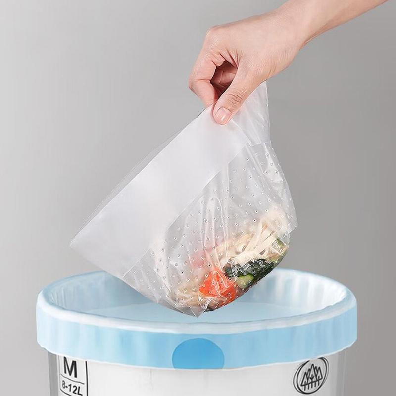 30PCS Anti-Clogging Kitchen Sink Drainage Bags Disposable Leftover Vegetable Waste Bag Stand-Up Foldable Sink Strainer Bag