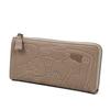 [Dakota] L-Zip Long Wallet Genuine Leather Women 0030193 (Gray(11)) Approx. W19.5 X H9.5 X D3cm