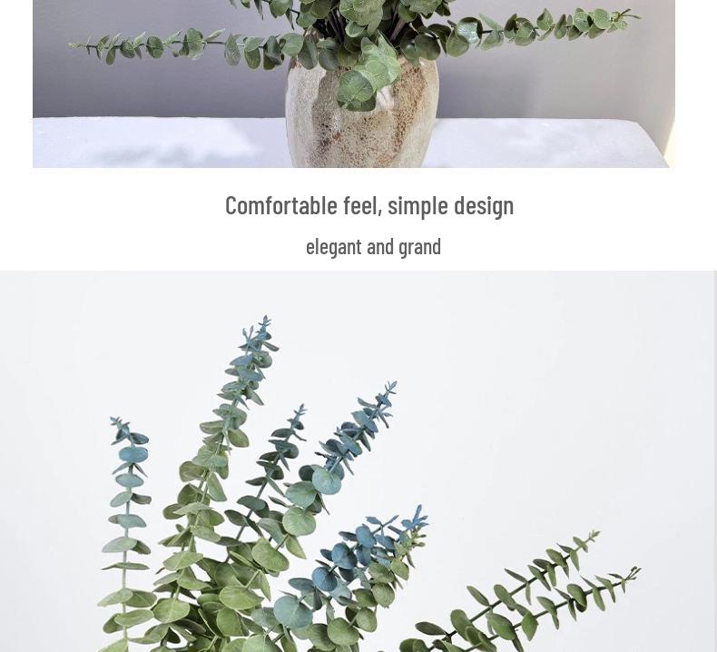Artificial Eucalyptus Leaves for Floral Arrangements and Landscaping