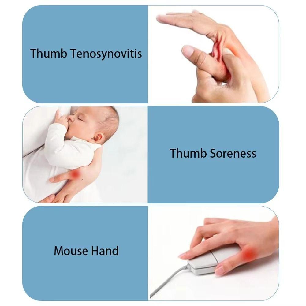 Elastic Thumb Protection Breathable Arthritis Support Sprain Relief  Mild Tenosynovitis