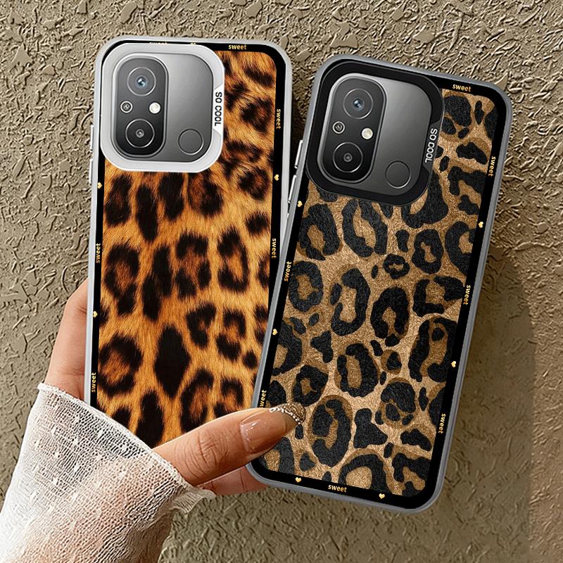 Fashion Sweet Leopard Print Shockproof Phone Case for Xiaomi Poco X7 X6 X5 X3 Pro F7 Ultra M8 Redmi 15C 15 14C 13C 12C 10C 13 12