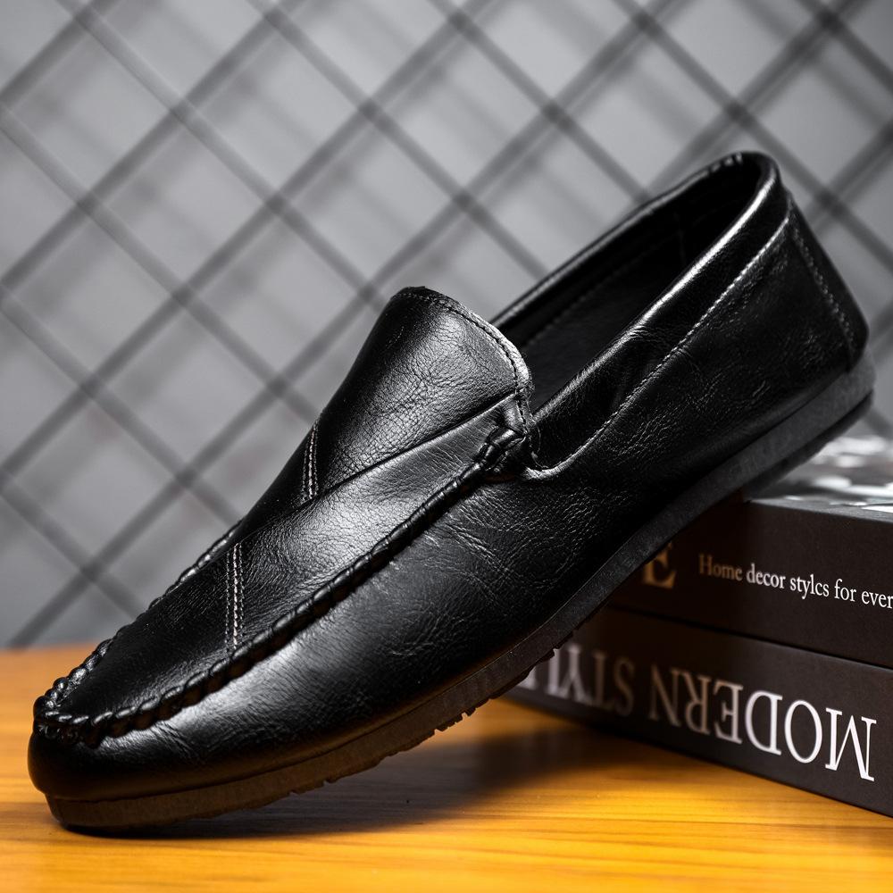 

Ленивое лето 2025 лоферы на одной педали британский тренд обувь Doudou мужская корейская версия дышащая новая повседневная мода 39