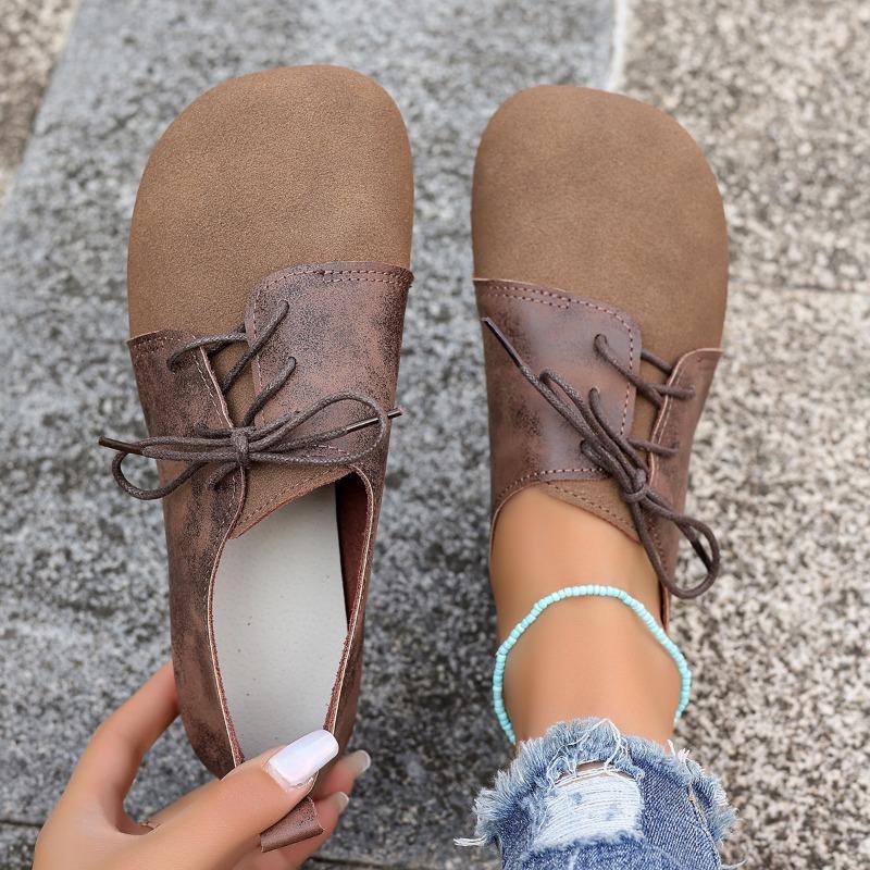 New Woman Flats Shoes Loafers Fashi Casual Sports Sneakers New Lace Up Casual Comfortable Women's  Large-sized Shoes