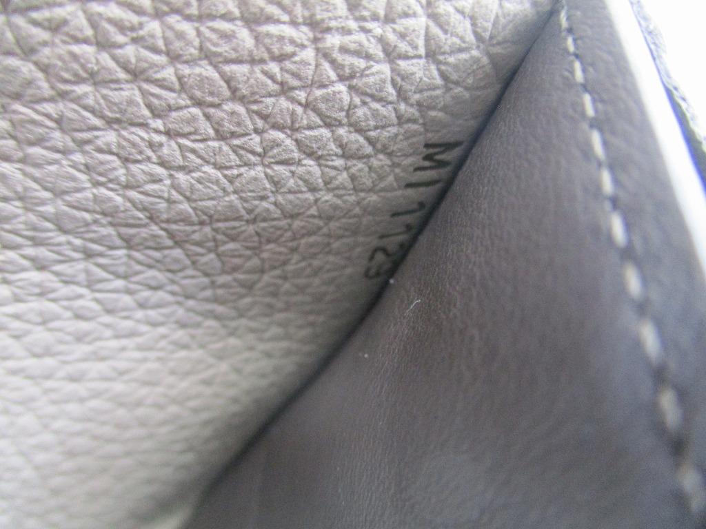 Autentisk LOUIS VUITTON Pebble Tourillon Lær Capucines Lommebok #a599 Oppusset