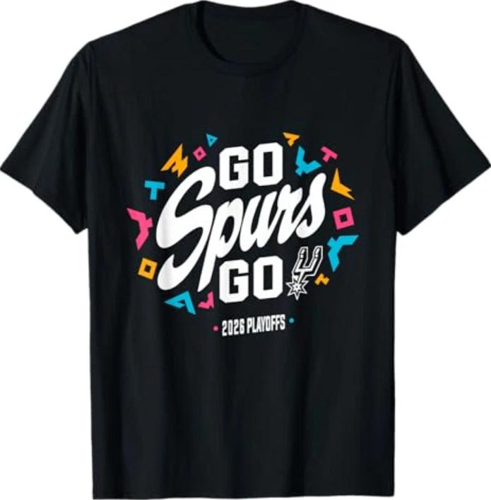Go Spurs Go Basketball Season Game Day Basketball Fan T-Shirt S-3XL 3XL