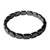 Black Obsidian Round Bead Bracelet Stretch Adjustable Mixed Stone Hematite Beaded Fashion Unisex 7-9mm