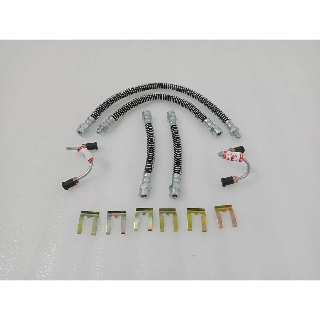Willys Jeep MB GPW CJ2A CJ3A CJ3B M38 M38A1 Brake Hose Kit Big |Fit For3