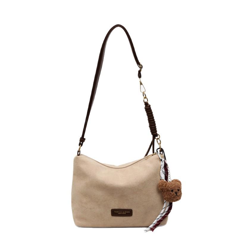 2025 Minimalist Retro Suede Crossbody Shoulder Bag for Women
