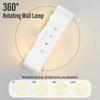 1PC Smart Wall Sconce USB Rechargeable Remote Control Ambient Light RGB and White Dimmable Lighting Night Lights
