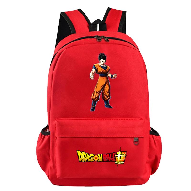 Anime Dragon Ball Printed Boy Girl Schoolbag Student Boy Girl Schoolbag Document Bag Children Teenager Breathable Bagpack Waterproof School Bag