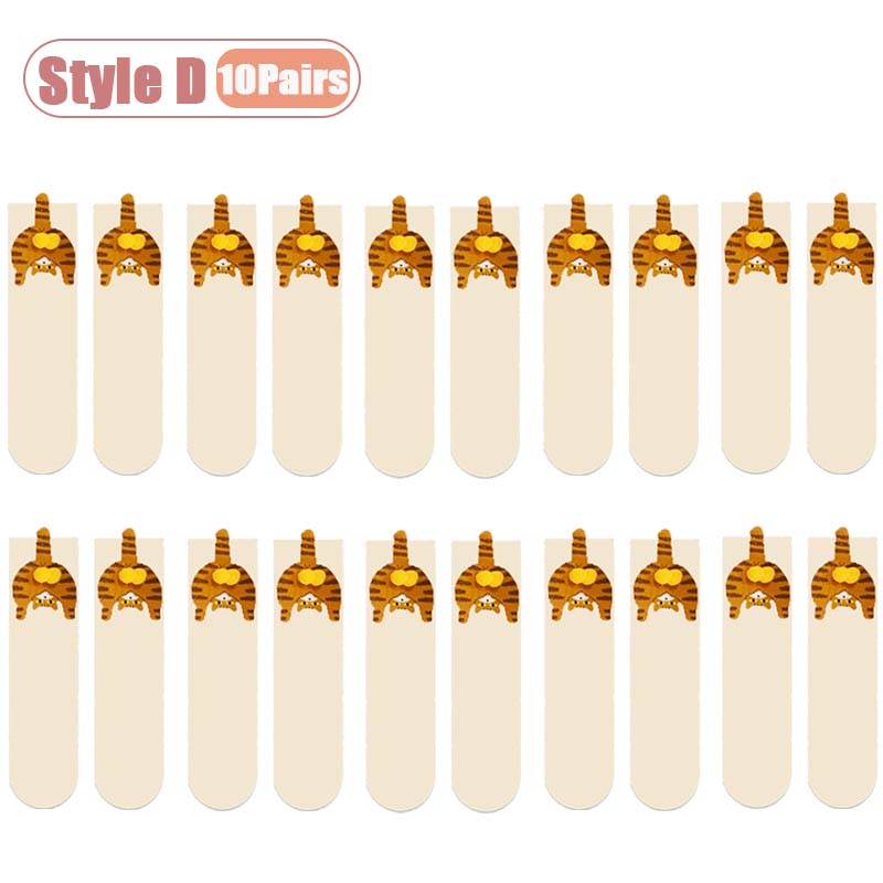 Cartoon Cat Egg Socks for Couples Maternity Spring Summer Stacking Style Fashion Middle Tube Sock for Daily All Season Use