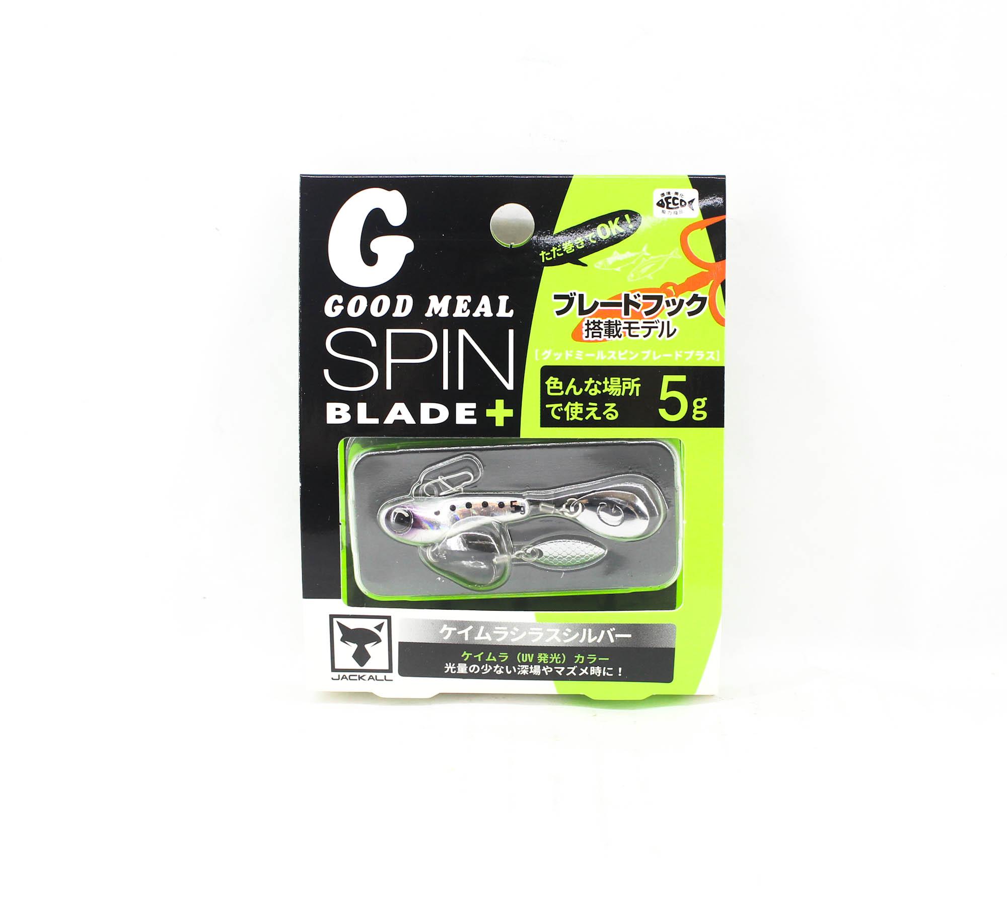 

Jackall Good Meal Spin Blade Plus 5 грамм Тонущая приманка UV Shirasu (6552)