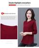 Women's 2025 Woodpecker Knitted Sweater: Fashionable Long Sleeve Autumn/Winter T-Shirt for Middle-Aged Mothers