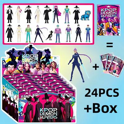 1-24 Stück/Set Kpop Demon Hunters Actionfigur Spielzeug Derpys Tiger Rumi Mira Zoey Sussy Figur Puppe für Fans Geschenk