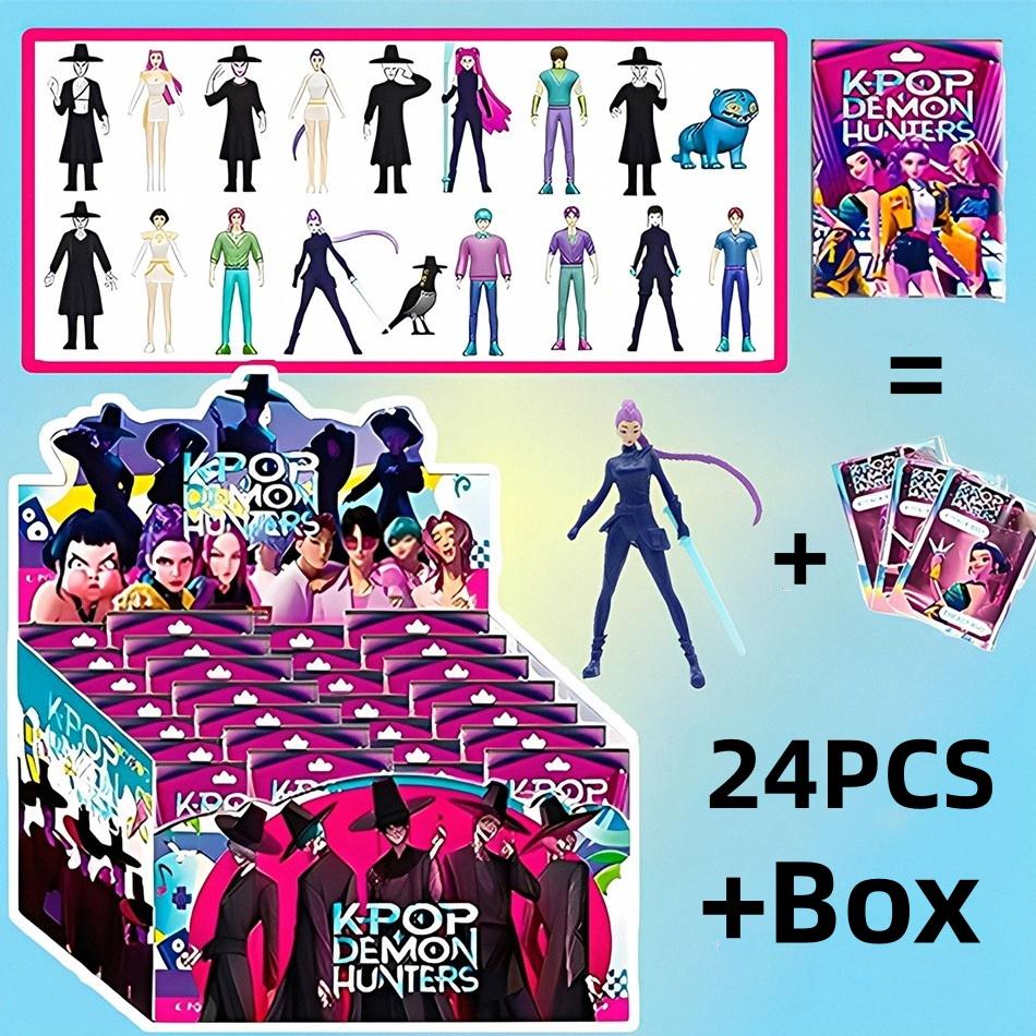 1-24 Stück/Set Kpop Demon Hunters Actionfigur Spielzeug Derpys Tiger Rumi Mira Zoey Sussy Figur Puppe für Fans Geschenk