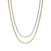 Stainless Steel Square Snake Bone Chain Thin Chain, Collarbone Necklace Lady, Gold Chain, Simple And Fashionable 131