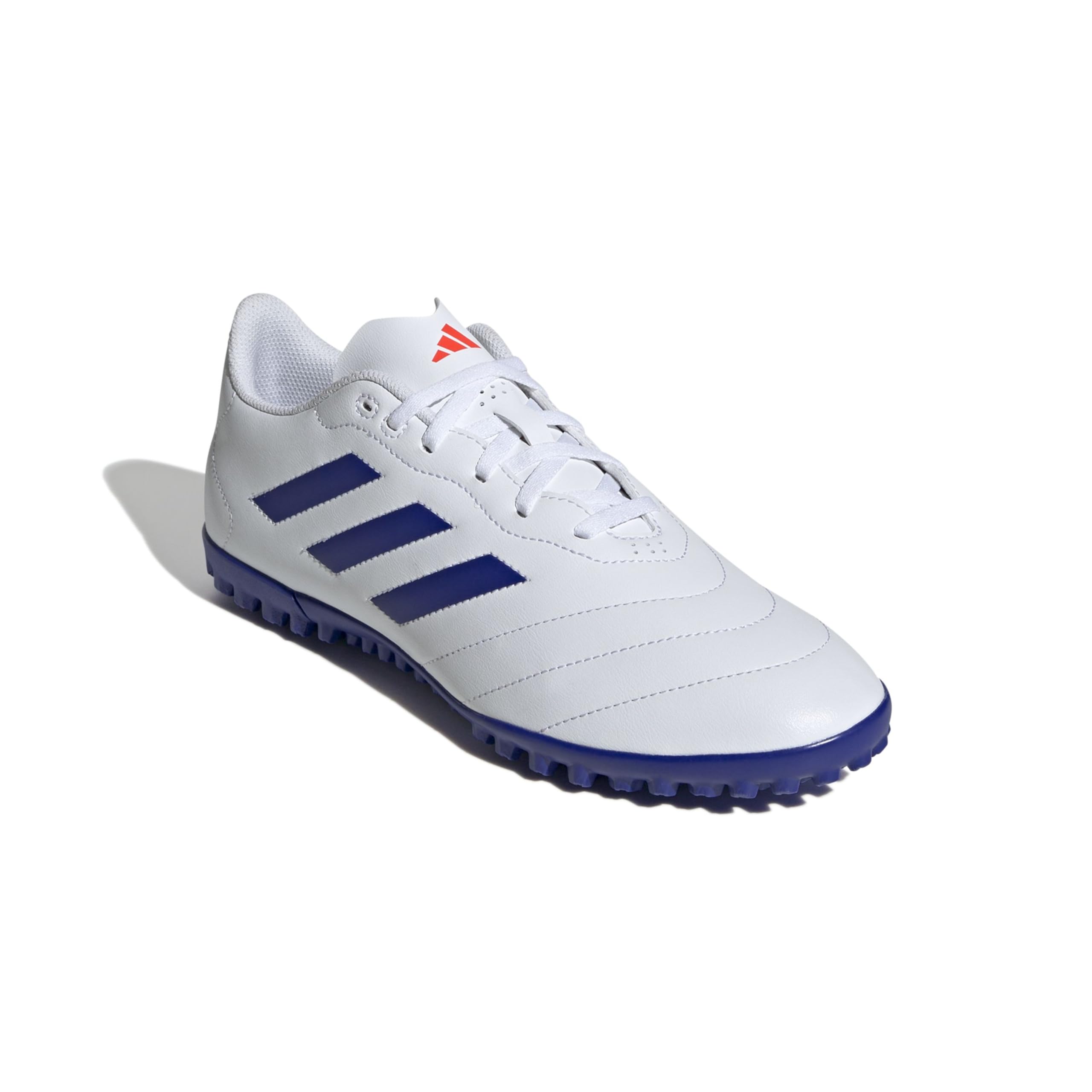 

Adidas Goletto VIII TF Futsal Shoes for Footwear Red Size cm Turf, LUY58, White/Lucid Blue/Solar (IH8299), 26.5