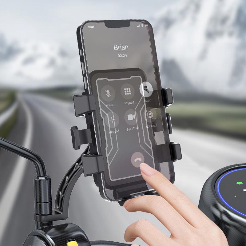 Universelle Handyhalterung für Mountainbikes und Motorräder für Navigation und Outdoor-Aktivitäten