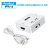 HDMI-kompatibler zu RCA Konverter AV/CVBS L/R Audio Video Set-Top-Box Up-Scaler 1080P MINI HD2AV Unterstützung NTSC PAL Ausgang HD zu AV