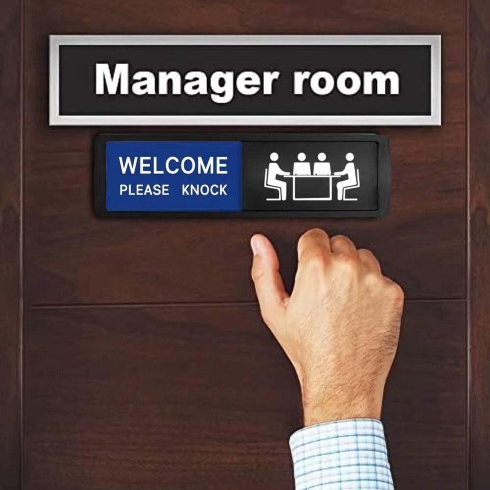 Clear Communication Privacy Sign Sliding Door Sign Sturdy Do Not Disturb Sign Bathroom