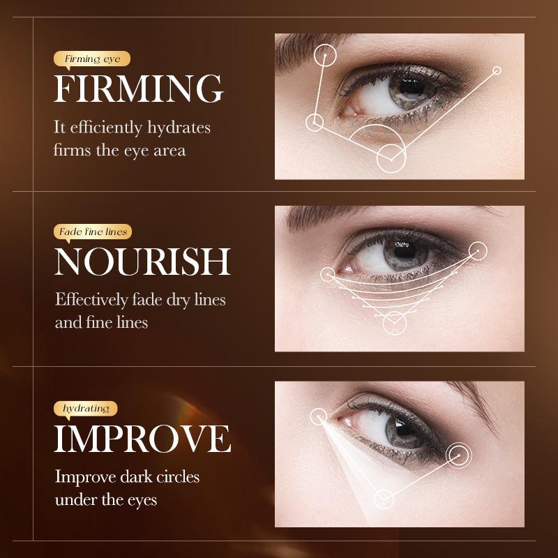 Sadoer Caffeine Crystal Collagen Eye Mask Anti Dark Circles Ant -Aging Anti Wrinkles Moisturizing Eye Patche Skin Care 1/2/4pcs