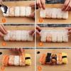 Sushi Rolling Mat Nigiri Mold 5 Pieces Transparent Set 2 Easy Separate Clean DIY Tool Making Rolled Home Restaurant Commercial Use Kitchen Supplies