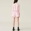 GANNI Minimalist Casual Sports Drawstring Fleece Shorts Women shorts Pink T2924465