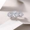 Nabest Fine Jewelry Luxury GRA Certificate Iced Out VVS D 3EX Moissanite Women Rings Engagement Wedding   CopperRing
