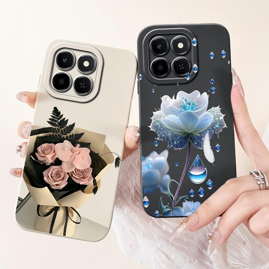 For Cover Honor X6c Phone Case Cute Cartoon Rabbit Love Heart Shockproof Funda For HonorX6c 4G NIC-LX1 NIC-LX2 NIC-LX3 X 6c Capa