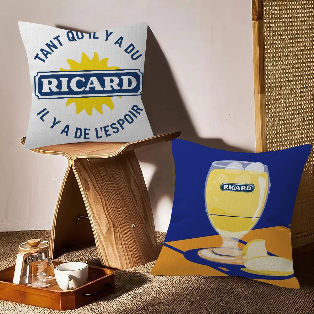 Pillow Anime Pillow Sofa Bed Head Pillow Cover Cushion Cover Fashion LOGO R-RicardES Beer