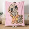 1Pc Horror Puppet Scene Blanket For Couch Bed Plush Cozy Fuzzy Blanket Super Soft Warm Blankets For Fall And Winter 0918141