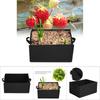 4PCS with Handles Planting Bag Planter Square Vegetable Grow Bag  Indoor Outdoor Use