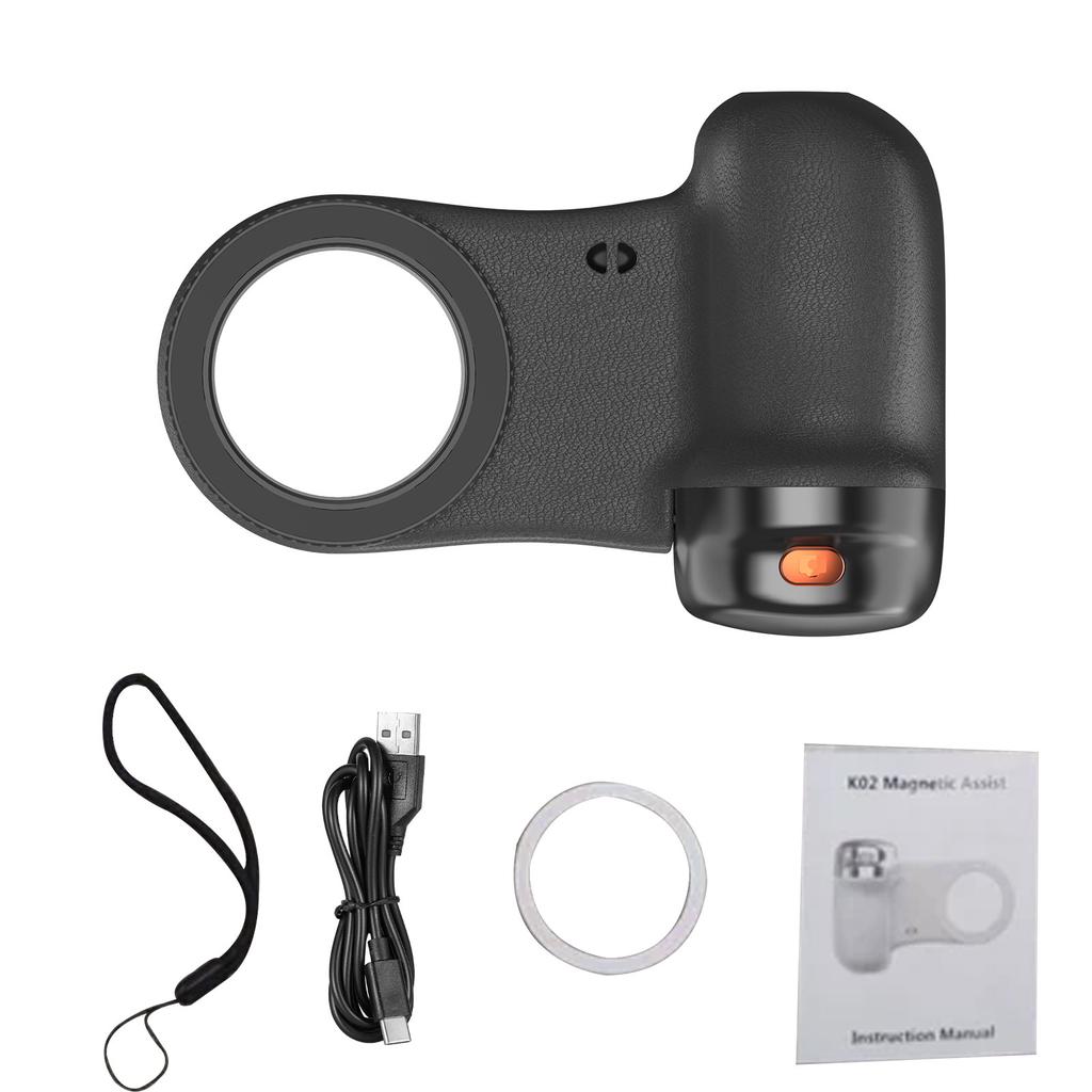 Magnetic Phone Camera Grip Smartphone Photo Holder Selfie Handle Snap with Wireless Shutter Key
