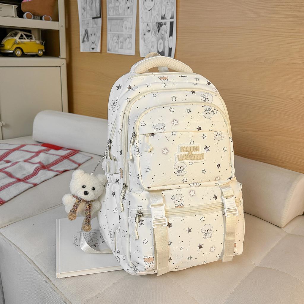 Schoolbag Japanese ins style niche fresh casual cute schoolbag female literature junior high school student high value fashion backpack