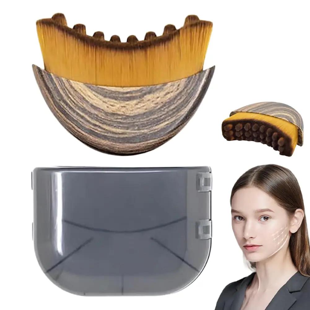 Ergonomic Lymphatic Contour Face Brush Lymphatic Drainage Massager for Face Precision Skin Fit New Reli