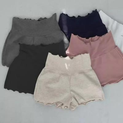 260g Rayón Gris Cintura Alta/Baja Sexy Elástico Ajustado Pantalones Cortos de Ballet